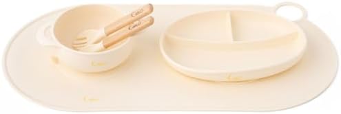 Perfect for Infants Easy-to-Use Silicone Flatware Set for Babies
