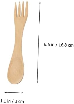 Fast Functional Wooden Spoons Forks Set for Grownups and Kids