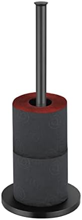 JQK 3 Rolls Toilet Paper Holder Matte Black