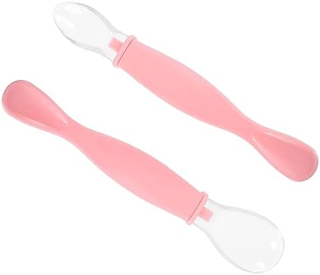 VICASKY Adorable 2-Pack Spoons Set for Babies and Adults