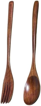 Elegant Wooden Fork Spoon Set