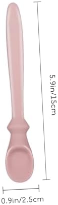 Toyvian 1pc Silicone Training Spoon