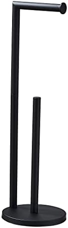 Sturdy Matte Black Toilet Paper Holder