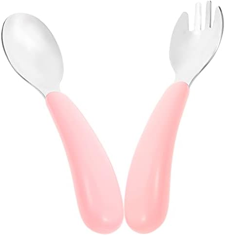 PRETYZOOM Safe Fork and Spoon Set for Home Use