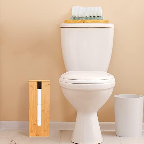 GoBam Bamboo Toilet Paper Holder