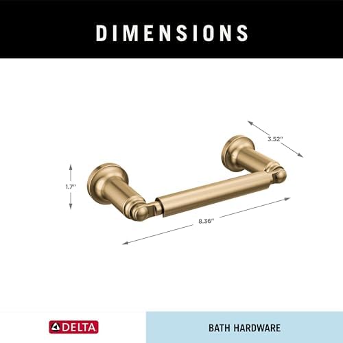 Delta 73550-CZ Toilet Paper Holder in Champagne Bronze