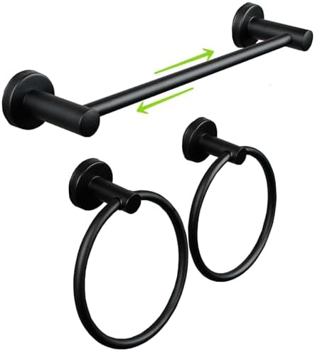 Sturdy 24-Inch Wall-Mounted Towel Bar