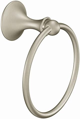 Warm Men Brushed Nickel Bathroom Towel Ring