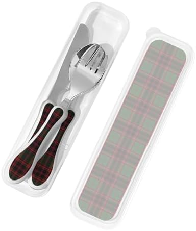 Royal Stewart Buchans Modern Tartan Portable Kids Utensil Set
