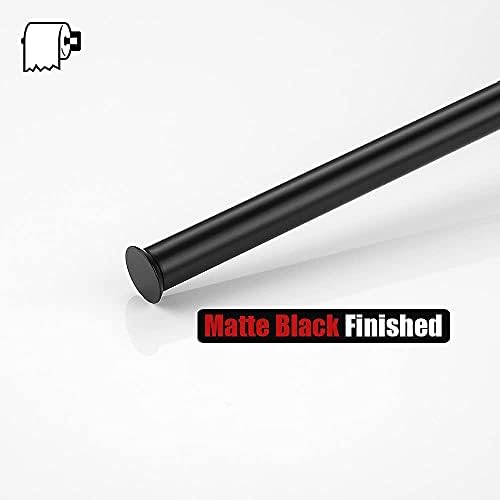 JQK 3 Rolls Toilet Paper Holder Matte Black