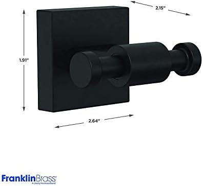 Franklin Brass MAX35-FB Towel Hook Matte Black
