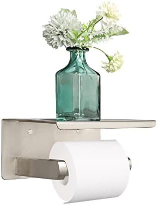 NearMoon Toilet Paper Holder with Phone Shelf