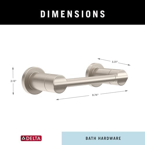 Delta Nicoli Toilet Paper Holder SpotShield Brushed Nickel