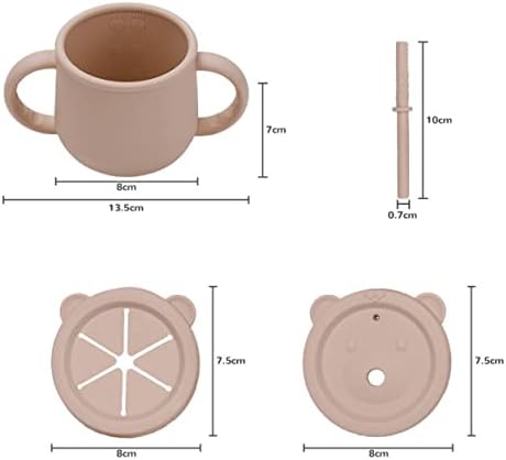 Safe Silicone Baby Feeding Set with Suction and BPA-Free