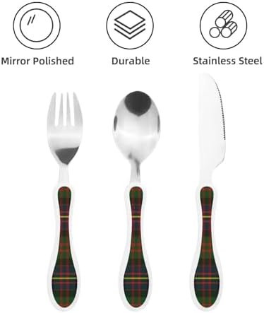 Royal Stewart Kids Modern Tartan Flatware Set
