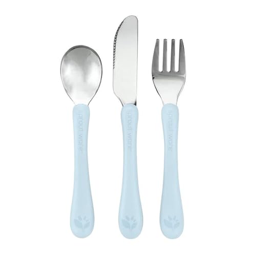 Green Sprouts Kids Cutlery Set 12mo Light Blueberry