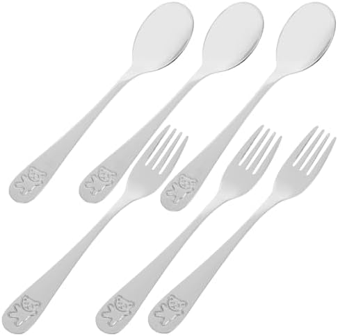Alasum for Kids Fun Toddler Flatware Set Preschoolers Can Use