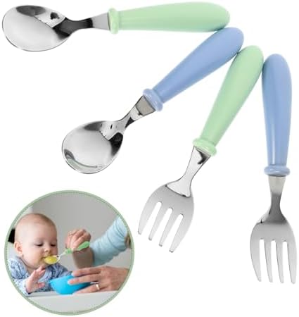 CIMAXIC 4Pcs Food Grade Silverware Set