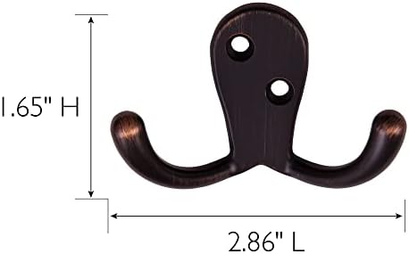 Premium 5-Piece Robe Towel Hook Set with Double Hook Steel Design