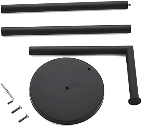 Sturdy Matte Black Toilet Paper Holder