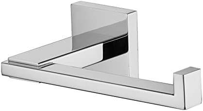 Premium Stainless Steel Chrome Toilet Paper Holder rustproof smooth finish 1-year warranty
