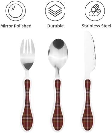 Royal Stewart Australia Tartan 1 Portable Kids Flatware Set