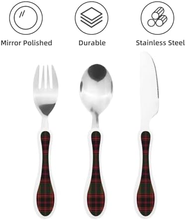 Royal Stewart Buchans Modern Tartan Portable Kids Utensil Set