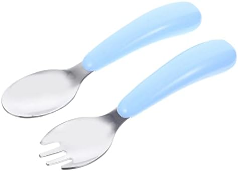 Zerodeko Toddler Utensil Set - Safe Ergonomic Leak-Proof Flatware for Boys Girls