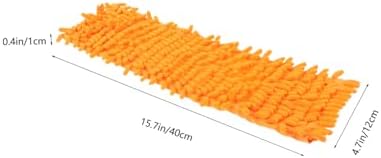 2 Pack Durable Flat Mop Head Replacement Cloths for Floor Cleaning