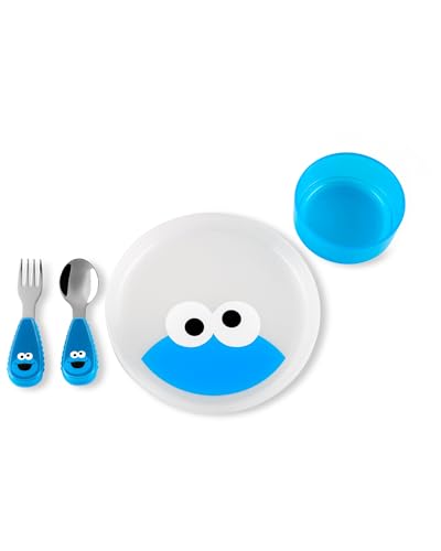 Skip Hop Toddler Mealtime Set with Cookie Monster