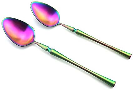 JASHII Luxury Rainbow Matte Flatware Set