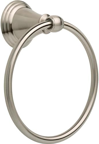 Delta Windemere Towel Ring Easy Install SpotShield Brushed Nickel