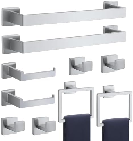 Keep clean stylish with our PAHSFS Bathroom Towel Bar Set 10 pieces