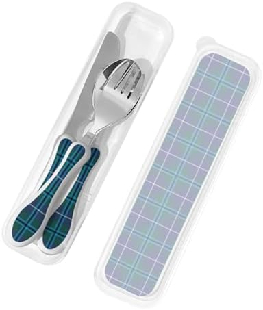 Royal Stewart Kids Modern Tartan Portable Utensil Set