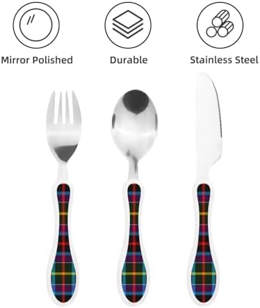 Royal Stewart Kids Safety Flatware Set with Storage Case