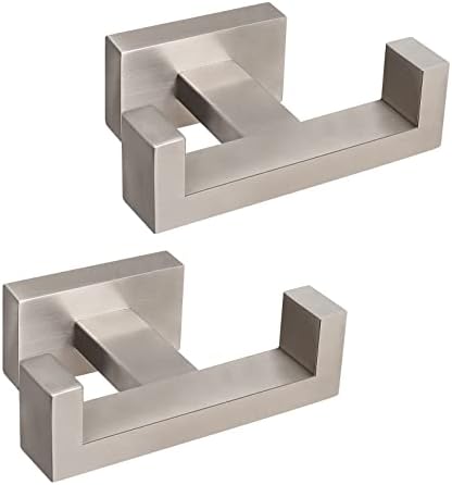 Rust-Proof Towel Hook Set for Bathroom 2-Pack