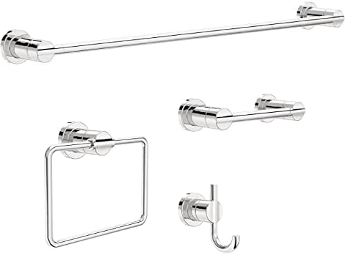 Delta 4-Piece Towel Bar Set with Chrome Finish