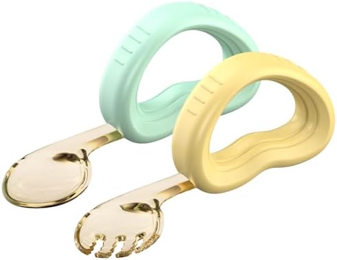 BPA-Free Toddler Forks Spoons Set by Catvegue
