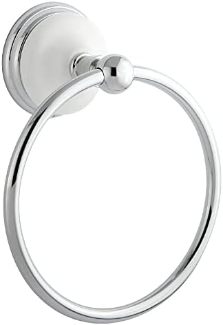 Victorian 6-Inch Towel Ring Polished Chrome