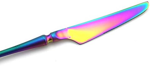 JASHII Luxury Rainbow Matte Flatware Set