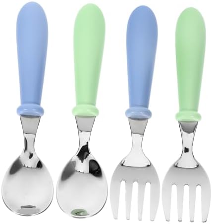 Stainless Steel Flatware Set for Comfortable Feeding