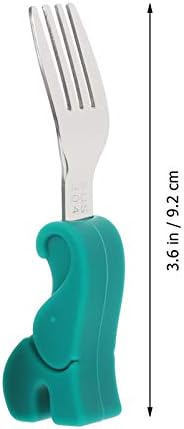 TOYANDONA 1 Set Lookup Baby Spoon and Fork Set