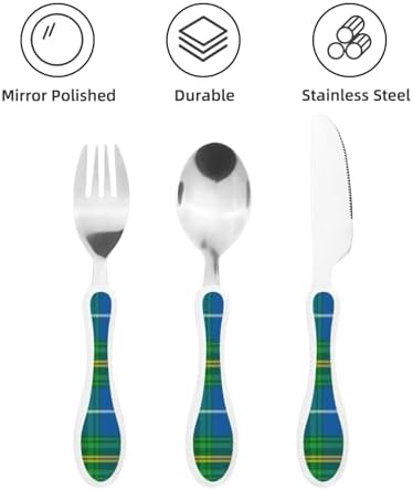 Royal Stewart Nova Scotia Tartan Kids Flatware Set