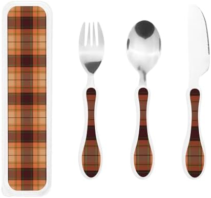 Royal Stewart Loch Rannoch Tartan Portable Kids Utensil Set