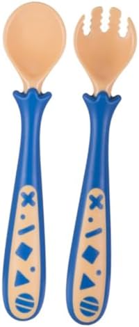 AOKWAWALIY Baby Fork and Spoon Set For Kids