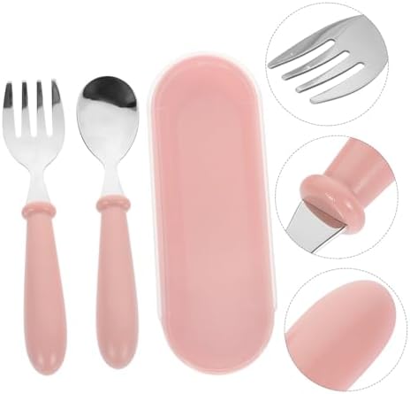 Sturdy Toddler Forks Spoons Set for Boys Girls