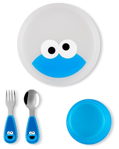 Skip Hop Toddler Mealtime Set with Cookie Monster