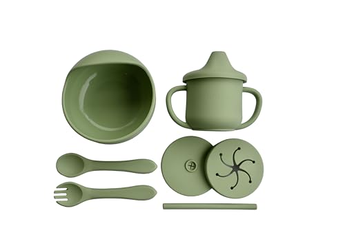 ALTAS CHOICE Silicone Baby Feeding Set