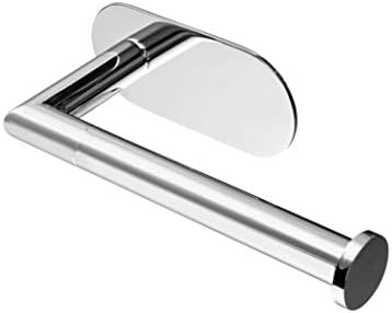 Polarduck HITSLAM Self-Adhesive Toilet Paper Holder - Chrome SUS 304 Stainless Steel