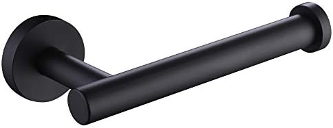Premium Stainless Steel Toile Paper Hanger - Black